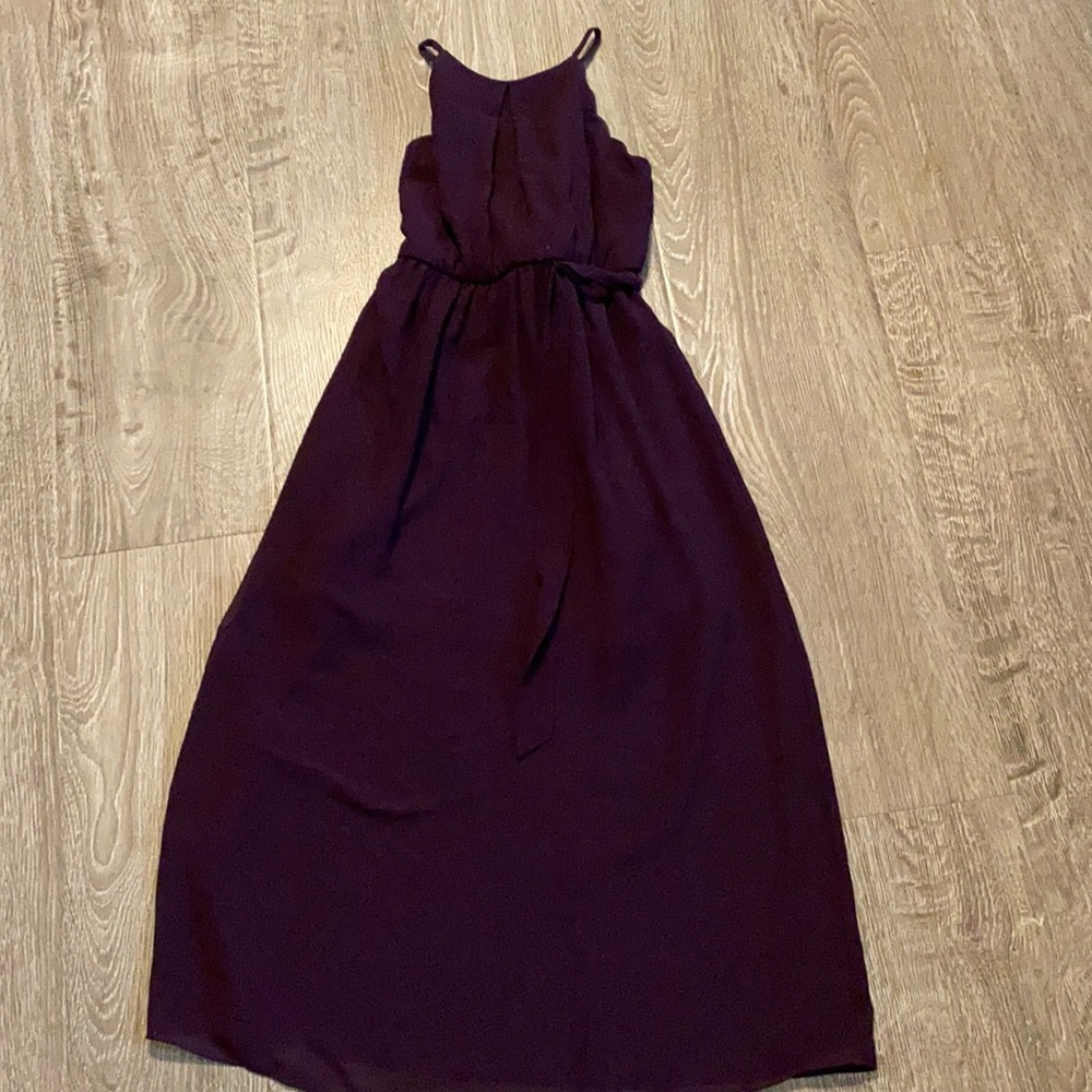 Purple formal dress